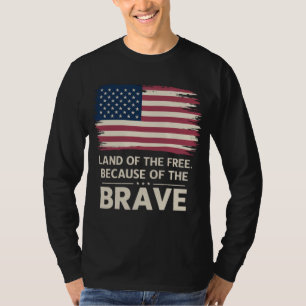 T-shirt Superbe drapeau américain patriotique en détresse