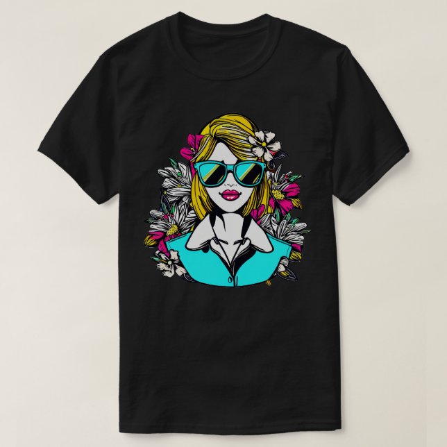 T-shirt Superbe maman de l'agent de bord (Design devant)