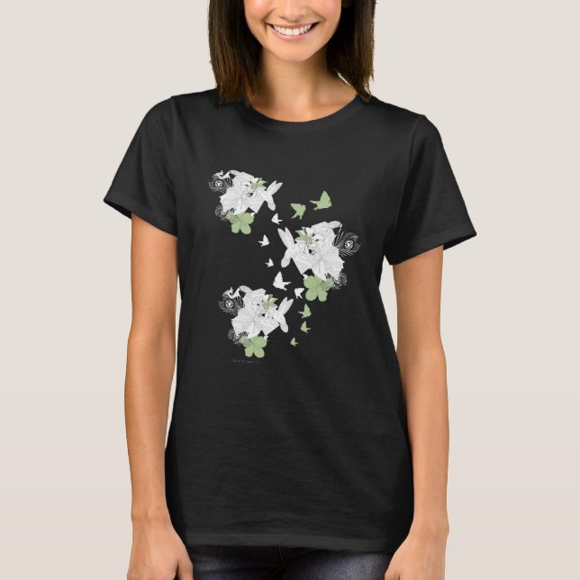 T-shirt Supergirl Birds and Feathers (Devant)