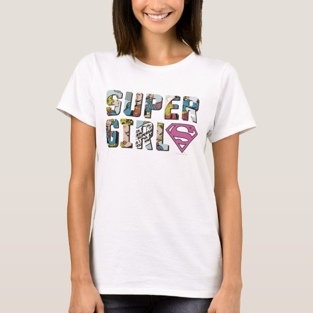 T-shirt Supergirl Comic Logo 2 (Devant)