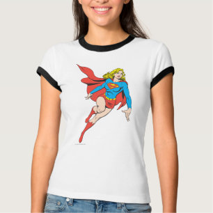 T-shirt Supergirl en mouvement