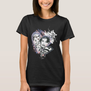 T-shirt Supergirl Face Collage