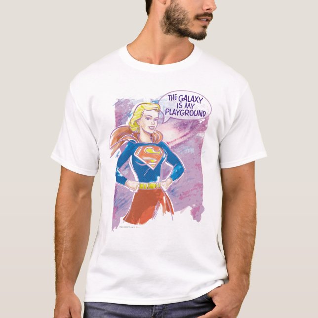 T-shirt Supergirl Galaxy (Devant)