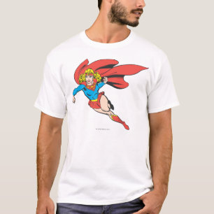 T-shirt Supergirl Leaps and Punches