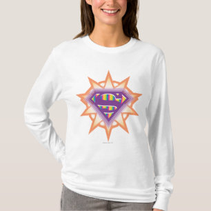 T-shirt Supergirl Orange Starburst