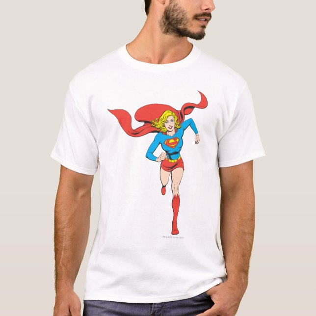 T-shirt Supergirl prête à partir (Devant)