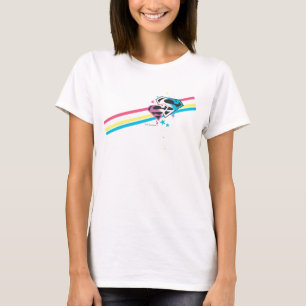 T-shirt Supergirl Rainbow Stripes