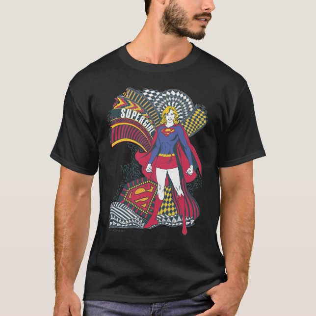 T-shirt Supergirl Random World 1 (Devant)