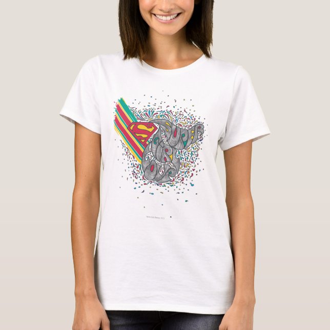 T-shirt Supergirl Random World 2 (Devant)
