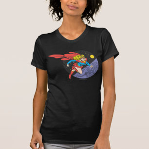 T-shirt Supergirl saute dans l'espace