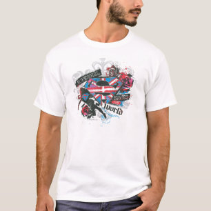 T-shirt Supergirl sauve le monde