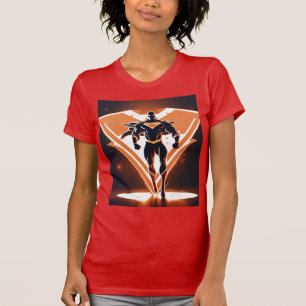 T-shirt Superhero Emblem femme's Slim Fit Tee