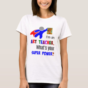 T-shirt Superhero professeur d'art