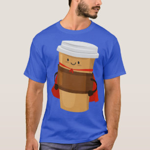 T-shirt Superhéros du café