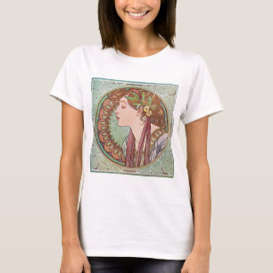 T-shirt supérieur de Nouveau d'art de laurier
