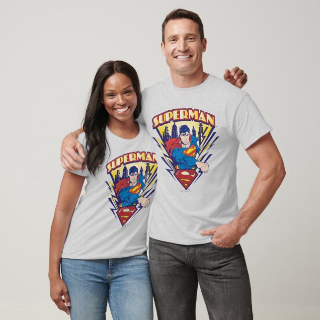 T-shirt Superman avec électricité (Unisexe)
