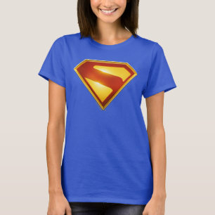 T-shirt Superman Golden S Shield brillance