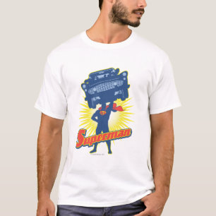 T-shirt Superman lève une voiture 2