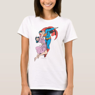 T-shirt Superman & Lois en rose