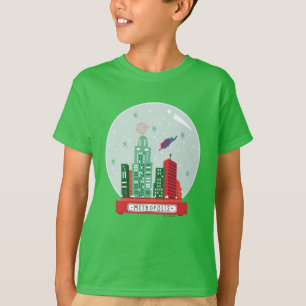 T-shirt Superman Metropolis Globe des neiges