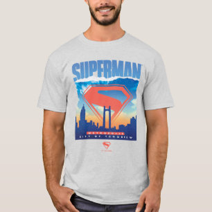 T-shirt Superman Metropolis Skyline