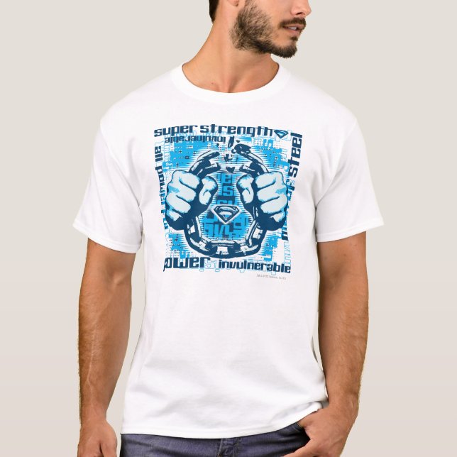 T-shirt Superman Phrase Collage (Devant)