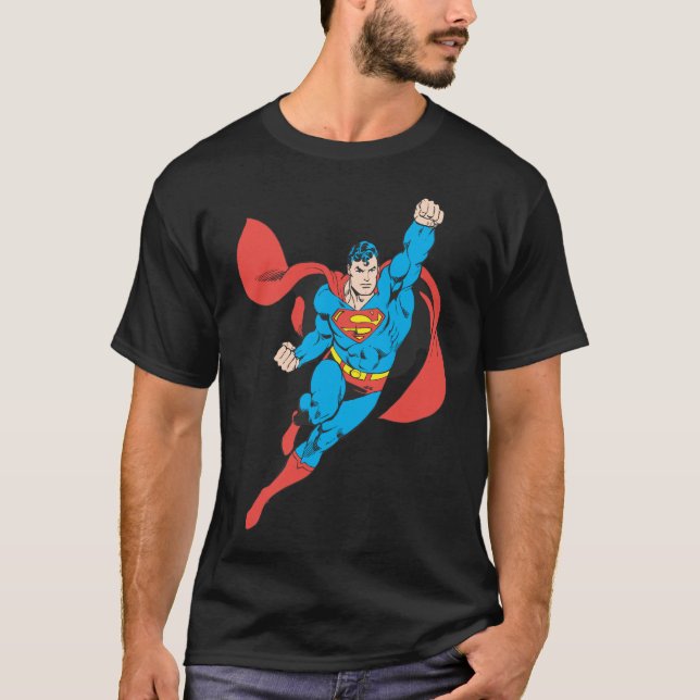 T-shirt Superman Poing droit levé (Devant)