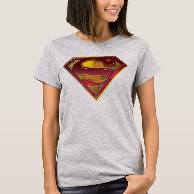 T-shirt Superman S-Shield | Logo de réflexion (Devant)