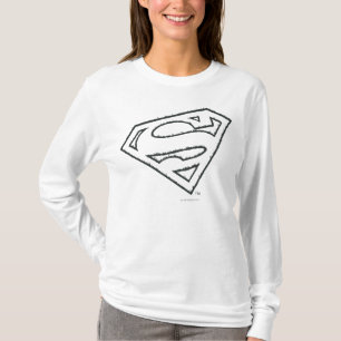 T-shirt Superman S-Shield Logo de Sideways Grunge
