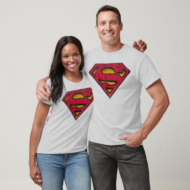 T-shirt Superman S-Shield | Logo en détresse (Unisexe)