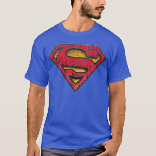 T-shirt Superman S-Shield   Logo en détresse