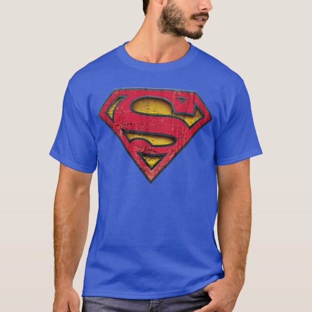 T-shirt Superman S-Shield | Logo en détresse (Devant)