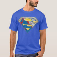 Superman S-Shield | Logo gris jaune rouge noir