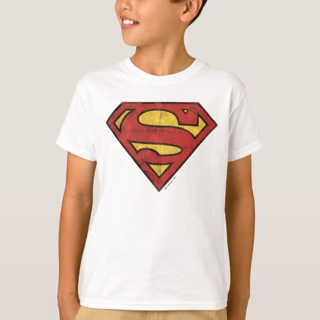 T-shirt Superman S-Shield | Logo Grunge (Devant)