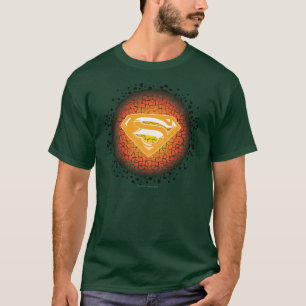 T-shirt Superman Stylisé Logo de craquelures