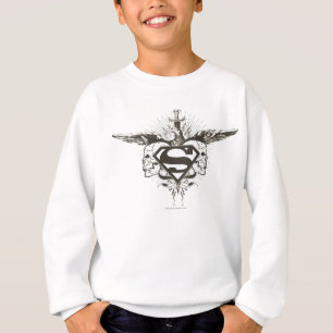 T-shirt Superman Stylisé   Logo des crânes
