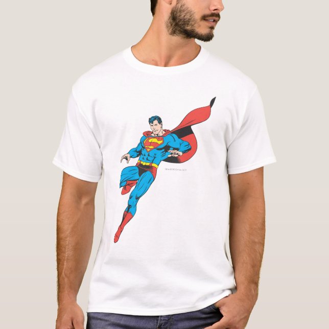 T-shirt Superman Terres Légèrement 2 (Devant)