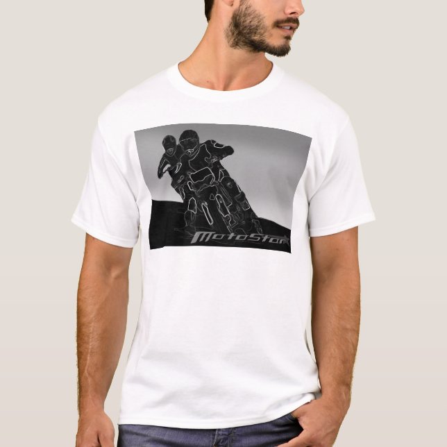 T-shirt Supermoto tient le premier rôle le soutenir dedans (Devant)