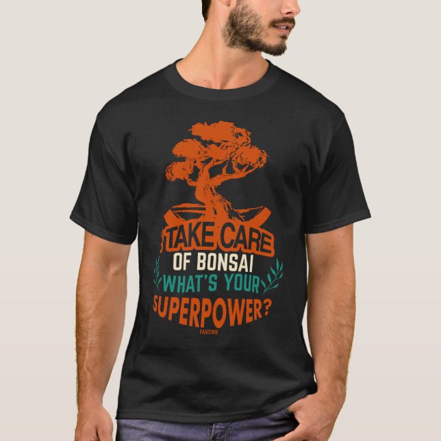 T-shirt Superpuissance de Bonsai (Devant)