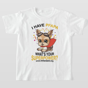 T-shirt Superpuissance de l'APPFA pour les jeunes