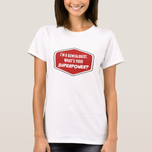 T-shirt superpuissance généalogique