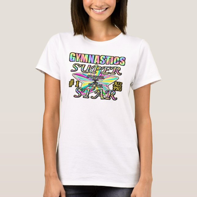 T-shirt Superstar de gymnastique (Devant)
