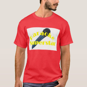 T-shirt Superstar de karaoke