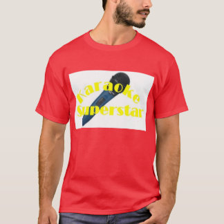 T-shirt Superstar de karaoke
