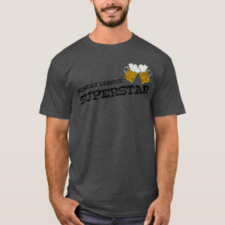 T-shirt Superstar de la ligue du dimanche drôle