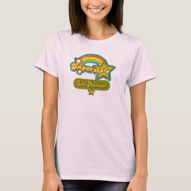 T-shirt Superstar Lab Manager (Devant)