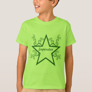 T-shirt Superstar Swirls Enfants Chemise, Vert Forêt