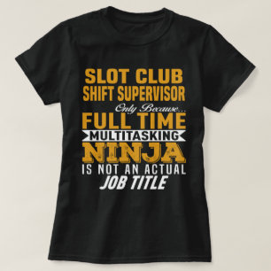 T-shirt Superviseur de changement de club de fente