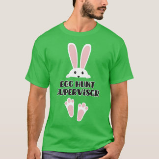 T-shirt Superviseur de la chasse aux oeufs de Pâques 8