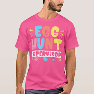T-shirt Superviseur de la chasse aux oeufs de Pâques drôle